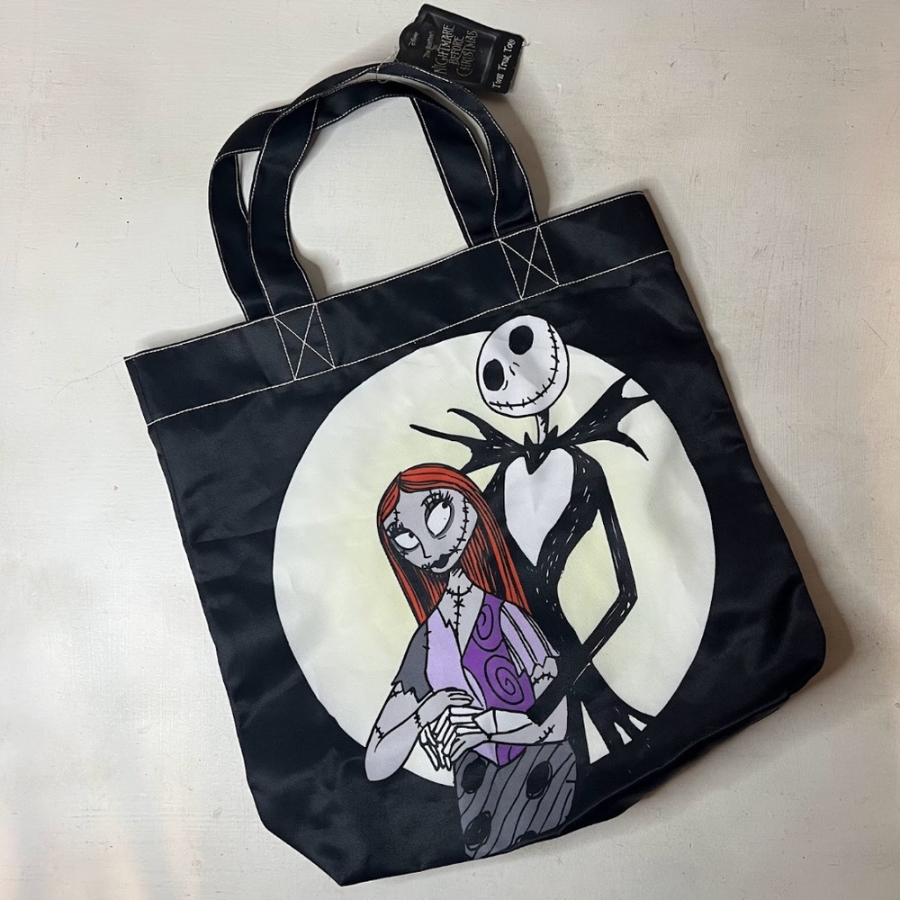 NEW Nightmare Before Christmas Moonlight Madness Jack Sally DVC Disney Tote Bag